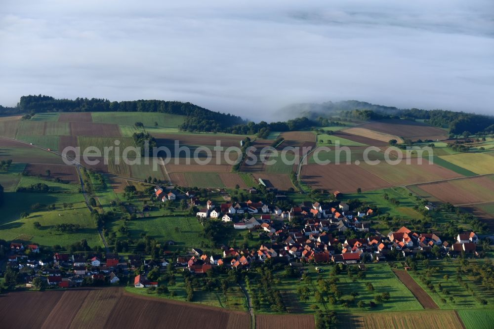 Aerial photograph Hitzerode - Village view in Hitzerode in the state Hesse, Germany