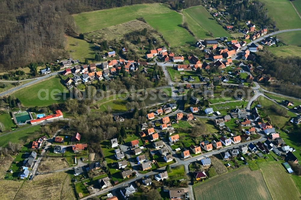 Aerial photograph Hohenbüchen - Village view in Hohenbuechen in the state Lower Saxony, Germany