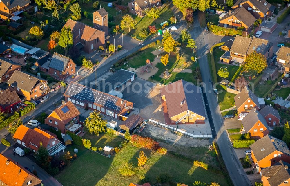 Aerial photograph Werne - Village view of Horst in Werne in the state North Rhine-Westphalia