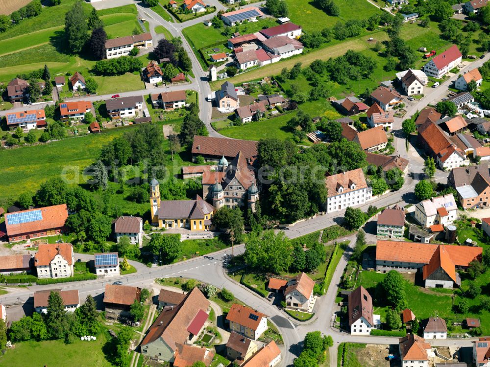 Aerial image Hürbel - Village view in Hürbel in the state Baden-Wuerttemberg, Germany