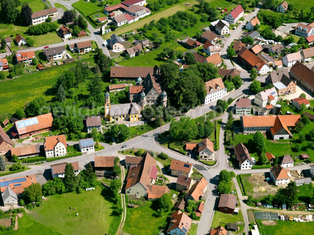 Aerial photograph Hürbel - Village view in Hürbel in the state Baden-Wuerttemberg, Germany