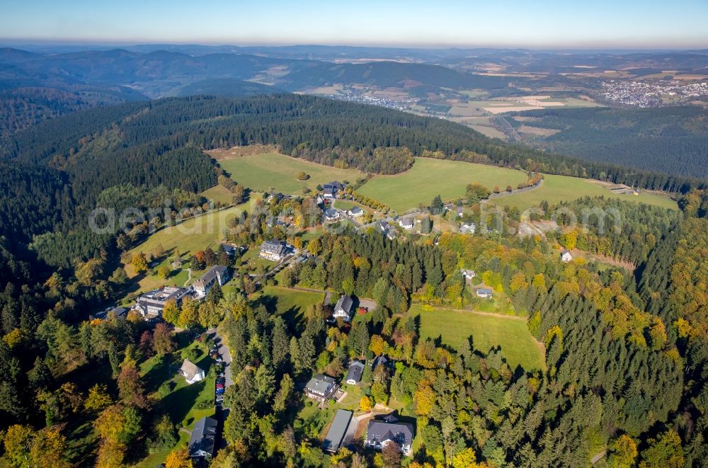 Jagdhaus from above - Village view of Jagdhaus in the state North Rhine-Westphalia