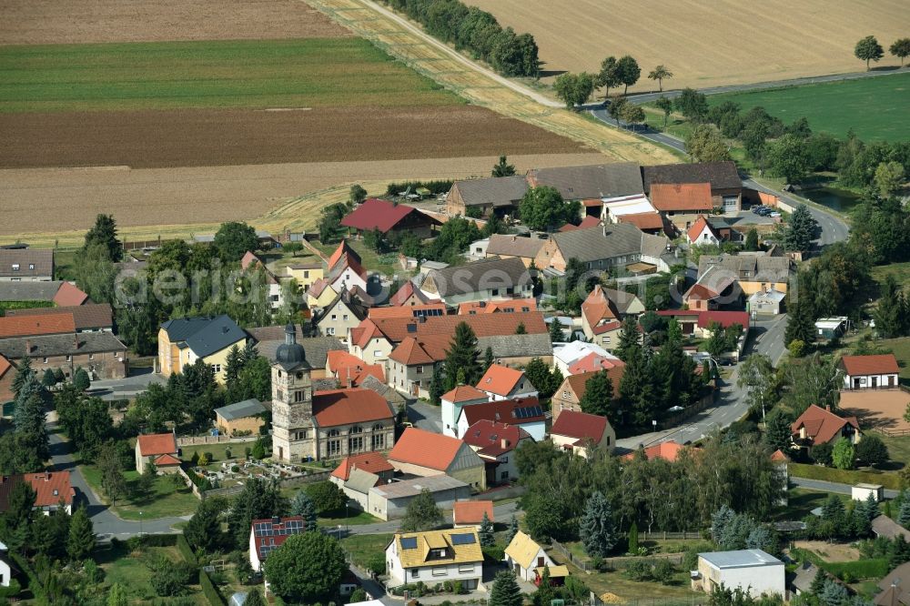 Aerial photograph Kalzendorf - Village view of Kalzendorf in the state Saxony-Anhalt