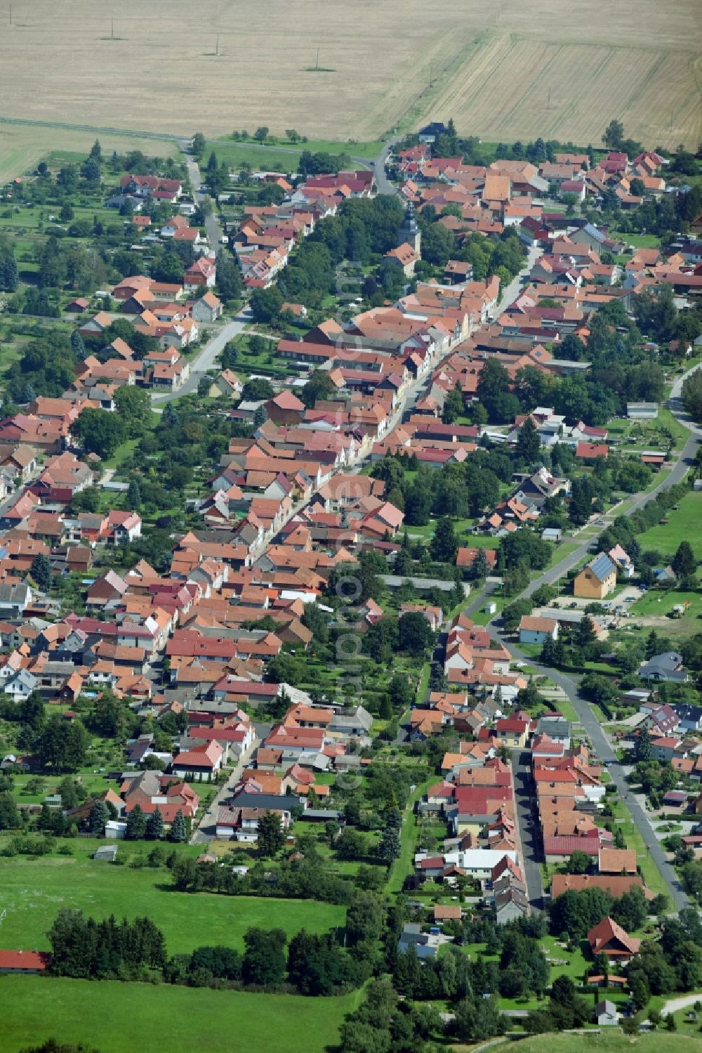 Aerial photograph Kammerforst - Village view in Kammerforst in the state Thuringia, Germany