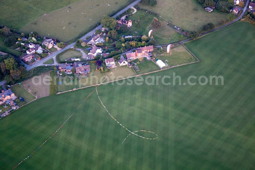 Aerial image Kempsey - Village view of Kempsey in England, United Kingdom