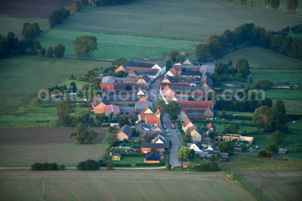 Aerial photograph Kerchau - Village view in Kerchau in the state Saxony-Anhalt, Germany