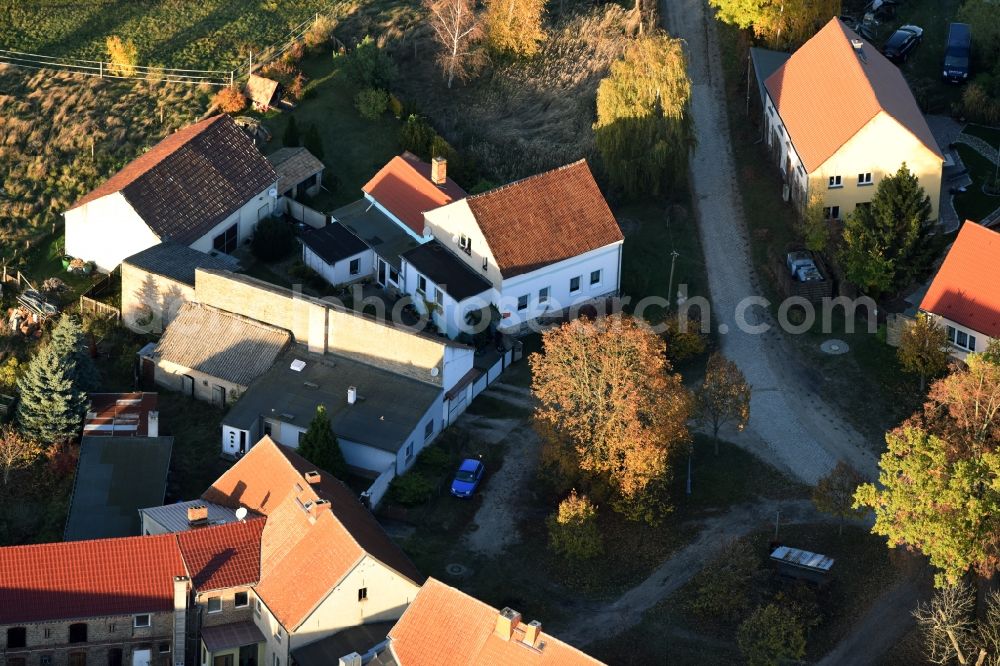 Aerial image Klaistow - Village view of Klaistow in the state Brandenburg