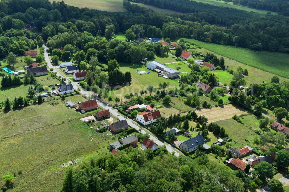 Aerial image Klein Leppin - Village view in Klein Leppin in the state Brandenburg, Germany