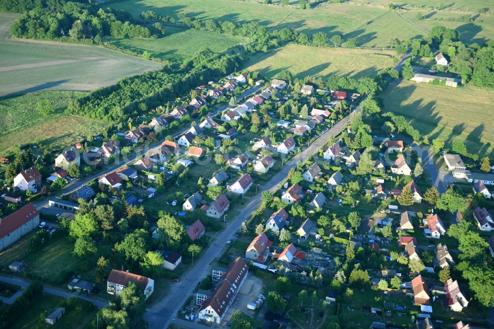 Aerial photograph Klosterfelde - Village view in Klosterfelde in the state Brandenburg, Germany