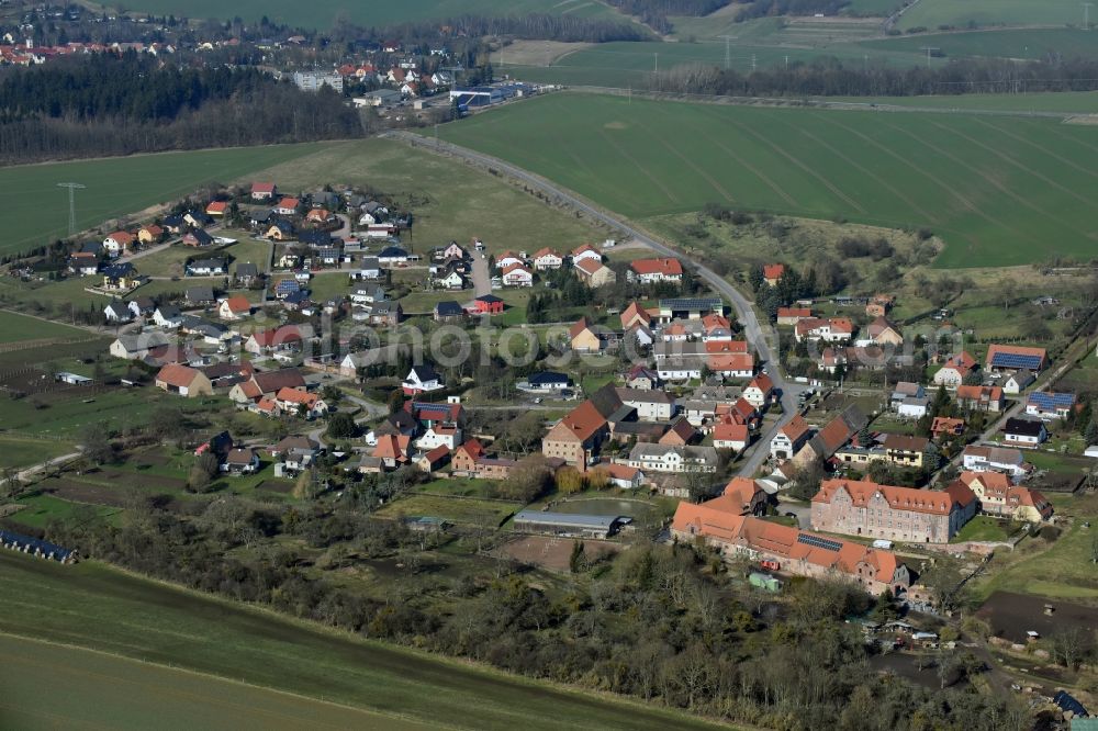 Aerial photograph Klosterrode - Village view of Klosterrode in the state Saxony-Anhalt