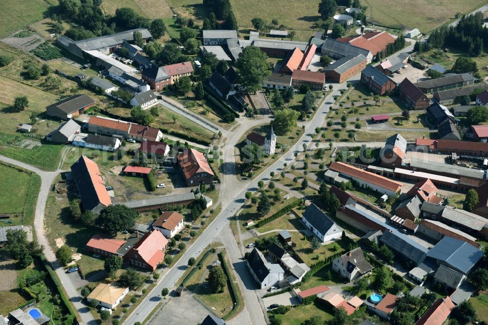 Aerial photograph Klötze - Village view of Kloetze in the state Saxony-Anhalt