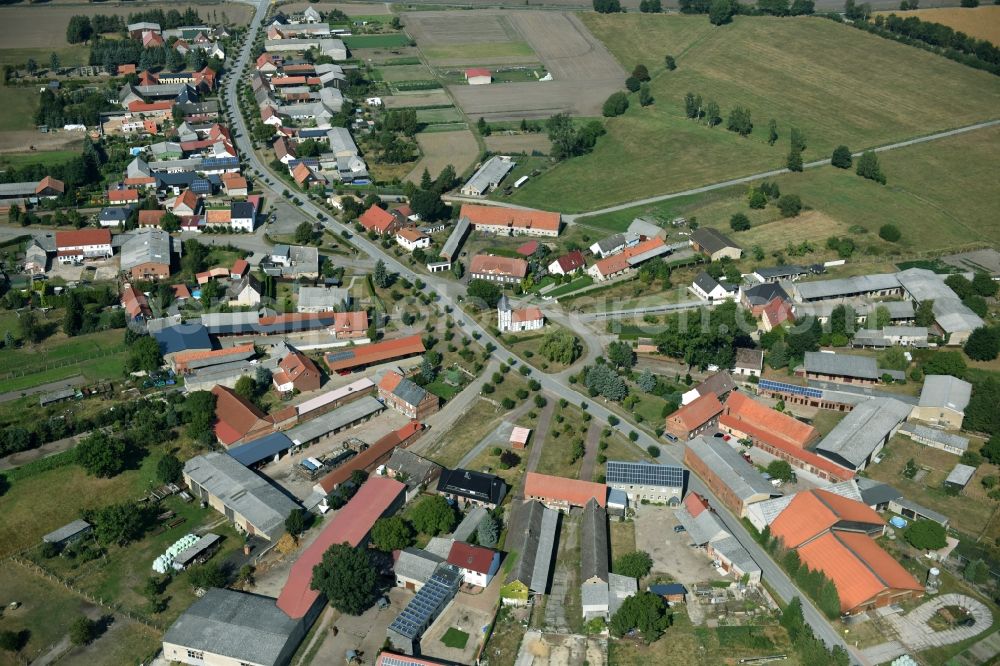 Aerial photograph Klötze - Village view of Kloetze in the state Saxony-Anhalt