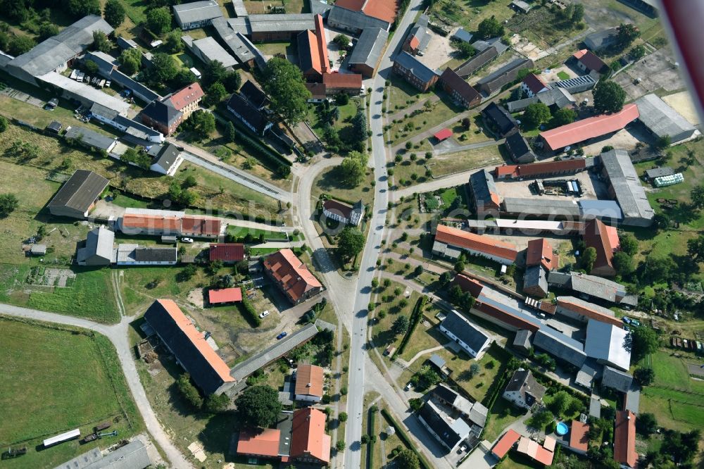 Aerial photograph Klötze - Village view of Kloetze in the state Saxony-Anhalt