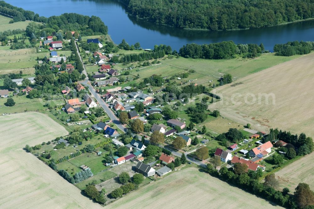 Aerial photograph Kritzow - Village view of Kritzow in the state Mecklenburg - Western Pomerania