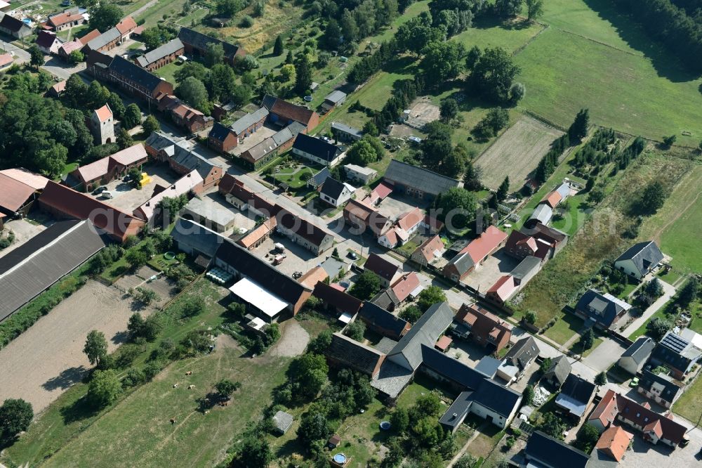 Aerial photograph Käthen - Village view of Kaethen in the state Saxony-Anhalt