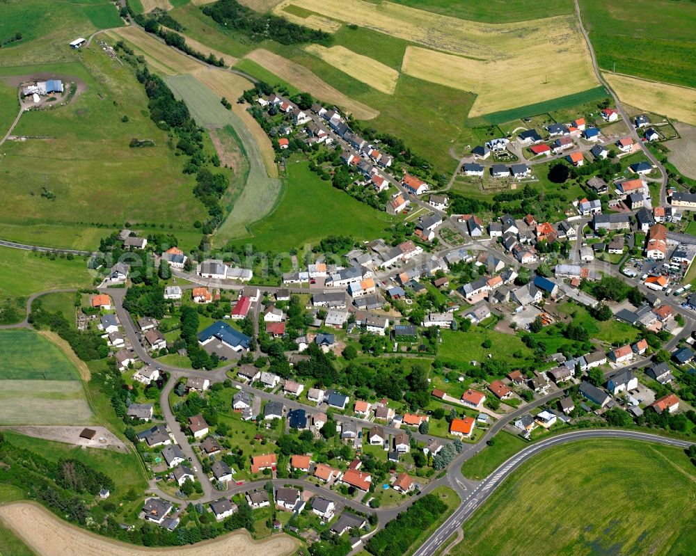 Lager Aulenbach from the bird's eye view: Village view in Lager Aulenbach in the state Rhineland-Palatinate, Germany