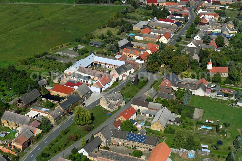 Aerial photograph Leetza - Village view in Leetza in the state Saxony-Anhalt, Germany
