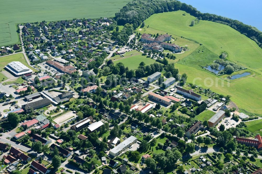 Aerial image Leezen - Village view in Leezen in the state Mecklenburg - Western Pomerania, Germany