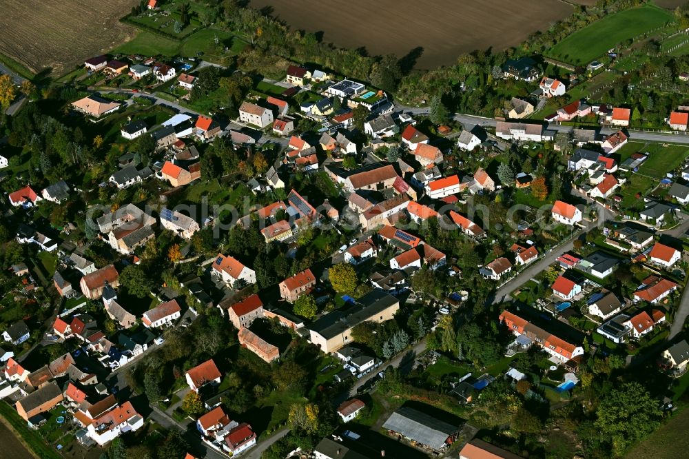 Aerial image Liedersdorf - Village view in Liedersdorf in the state Saxony-Anhalt, Germany