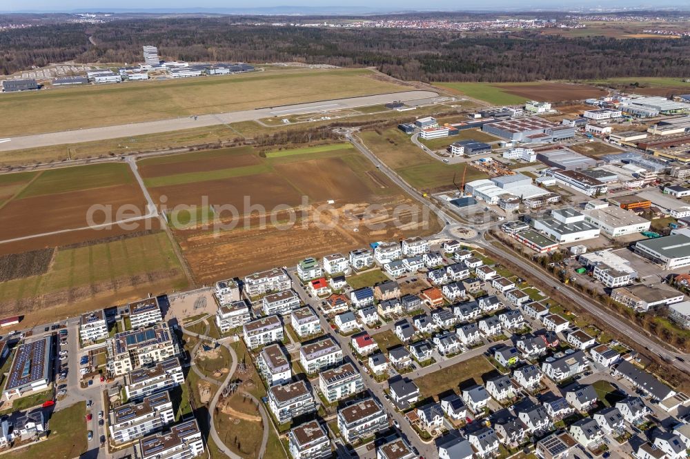 Aerial image Malmsheim - Village view in Malmsheim in the state Baden-Wuerttemberg, Germany