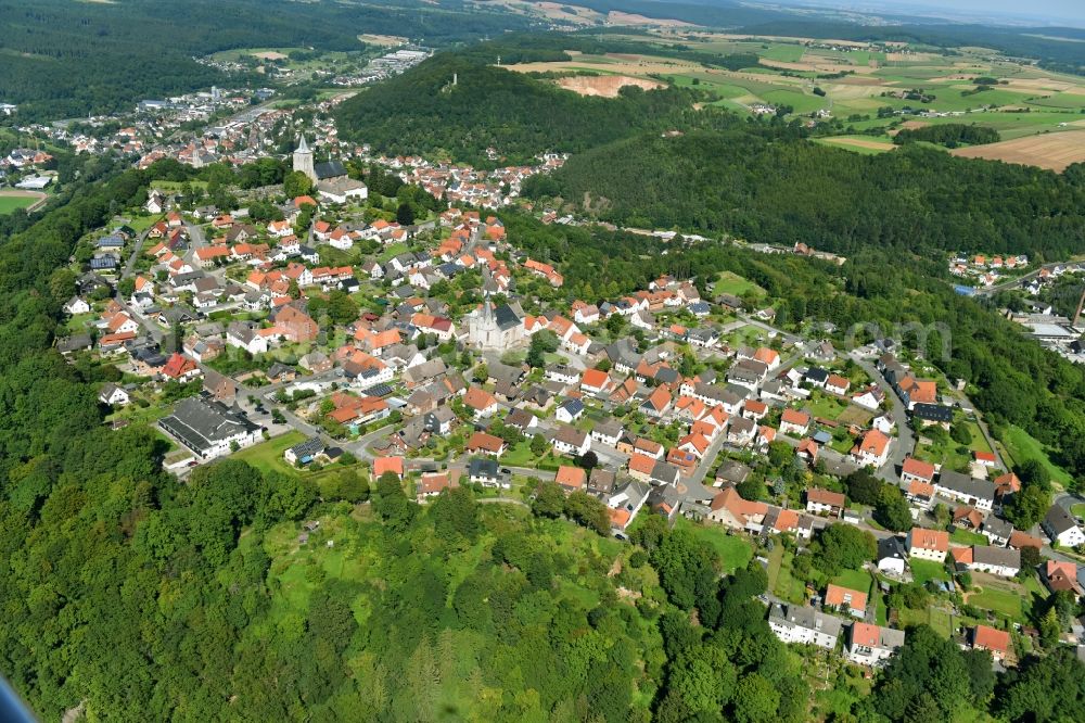 Aerial photograph Marsberg - Village view in Marsberg in the state North Rhine-Westphalia, Germany