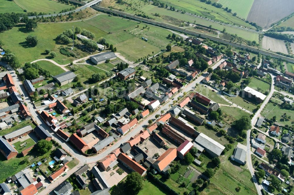 Aerial image Nahrstedt - Village view of Nahrstedt in the state Saxony-Anhalt