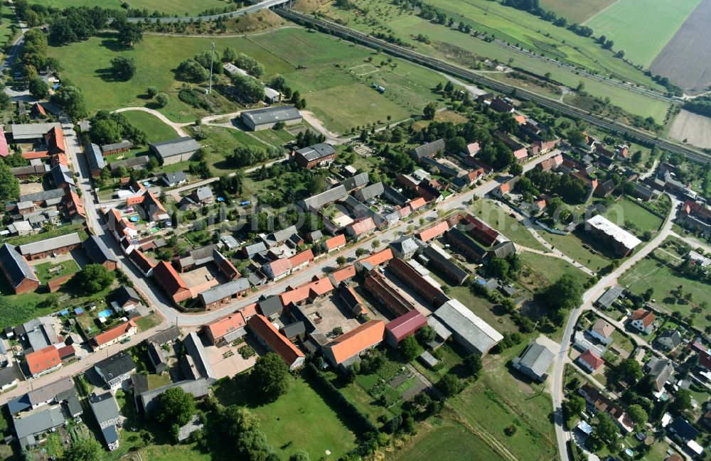 Aerial photograph Nahrstedt - Village view of Nahrstedt in the state Saxony-Anhalt