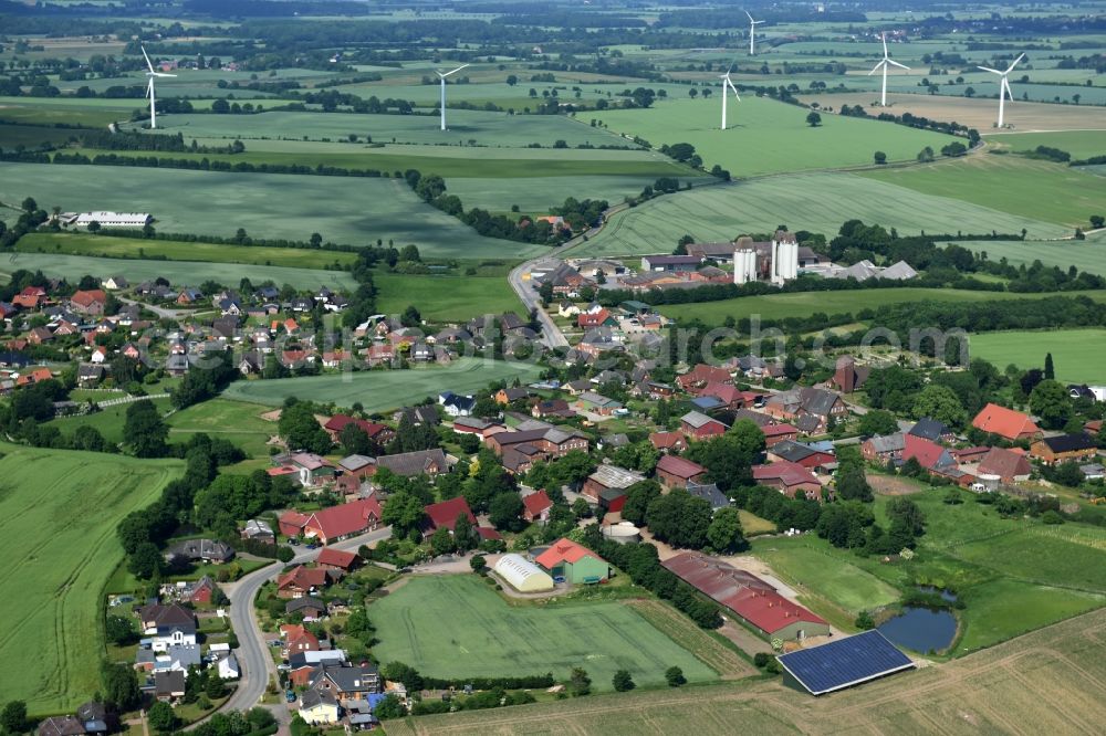 Aerial photograph Neuengörs - Village view of Neuengoers in the state Schleswig-Holstein