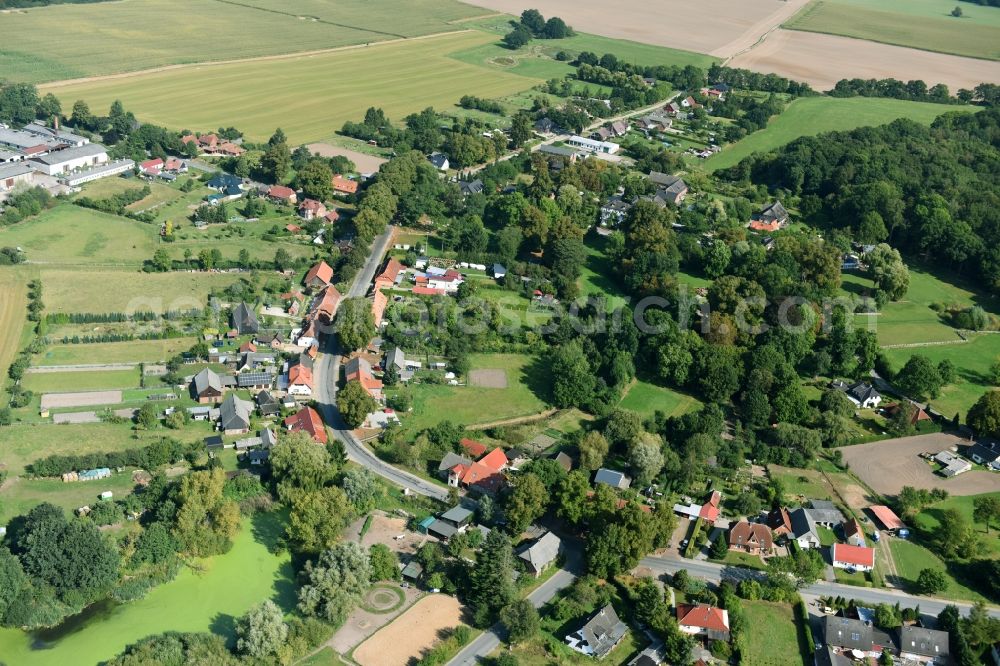 Aerial photograph Neuhof - Village view of Neuhof in the state Mecklenburg - Western Pomerania