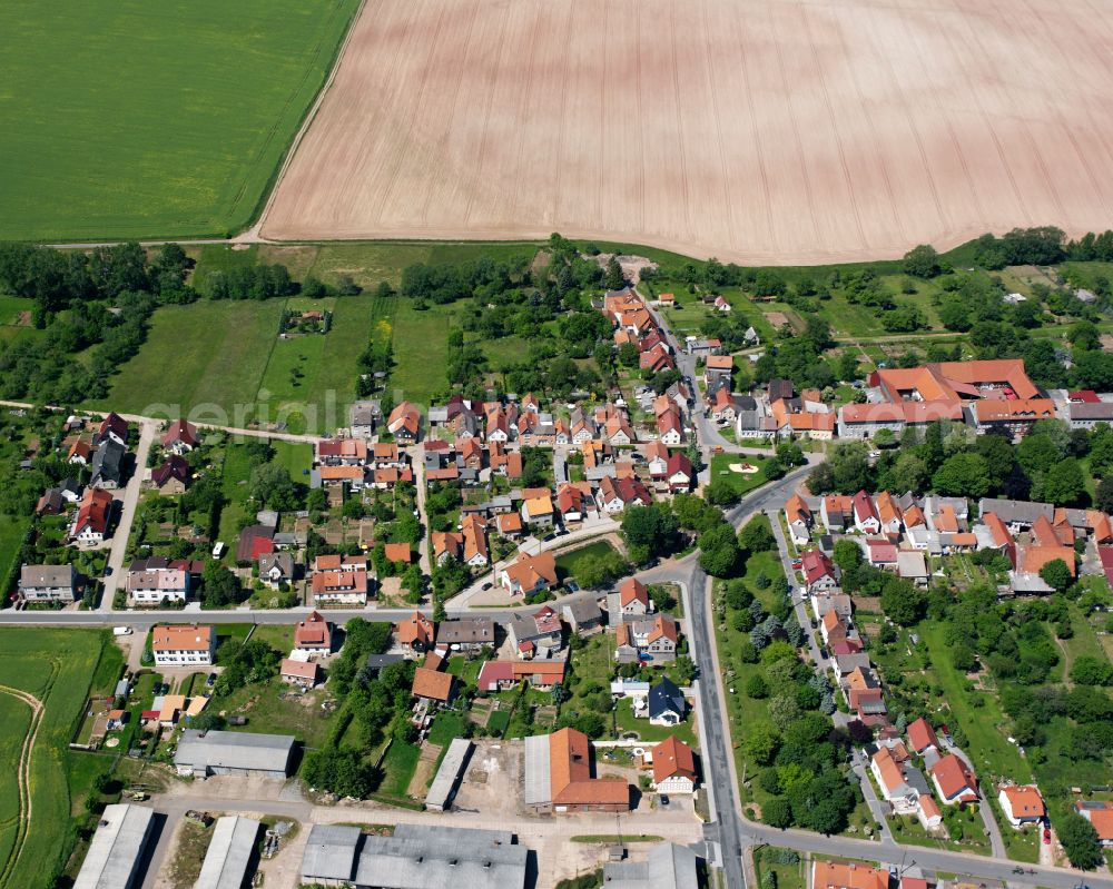 Aerial image Neustadt - Village view in Neustadt in the state Thuringia, Germany