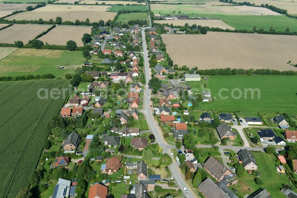 Aerial image Niendorf-Stecknitz - Village view of Niendorf-Stecknitz in the state Schleswig-Holstein