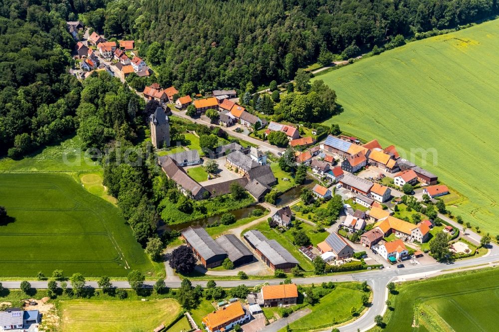 Aerial image Nordenbeck - Village view in Nordenbeck in the state Hesse, Germany