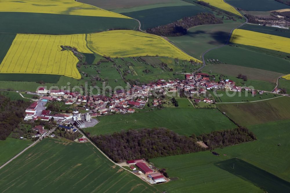 Aerial image Nully Tremilly - Village view of Nully Tremilly in Alsace-Champagne-Ardenne-Lorraine, France