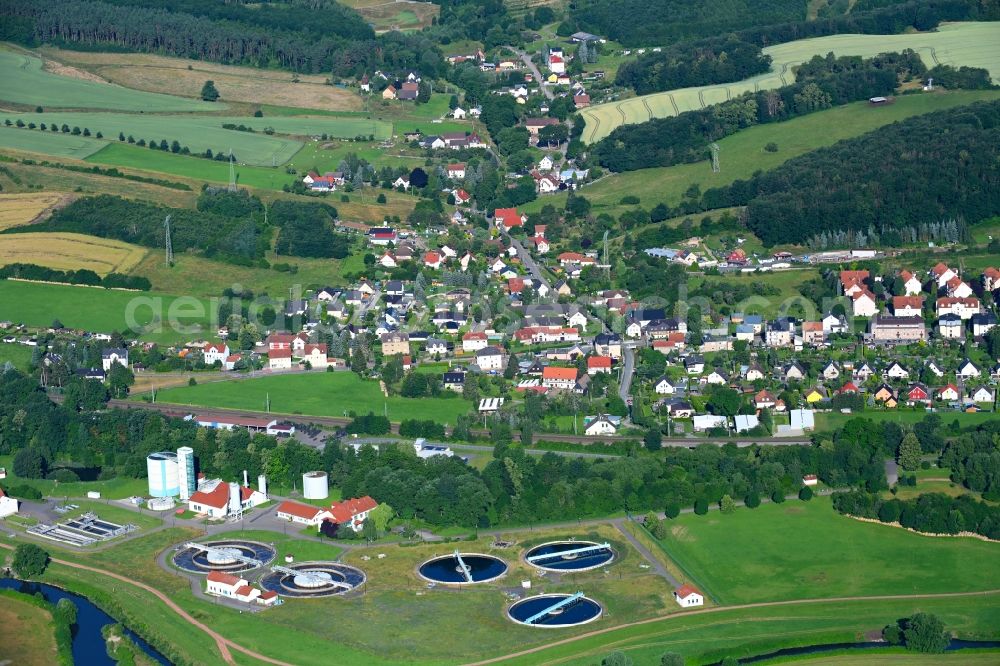 Aerial image Oberrothenbach - Village view in Oberrothenbach in the state Saxony, Germany