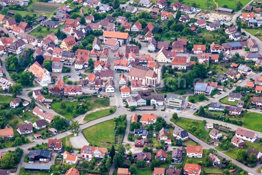 Aerial photograph Neubulach - Village view in the district Altbulach in Neubulach in the state Baden-Wuerttemberg, Germany