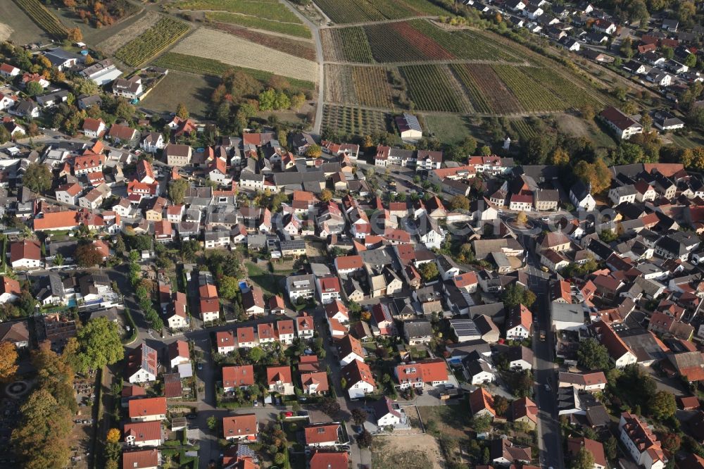 Stadecken-Elsheim from above - Village view in the district Elsheim in Stadecken-Elsheim in the state Rhineland-Palatinate, Germany