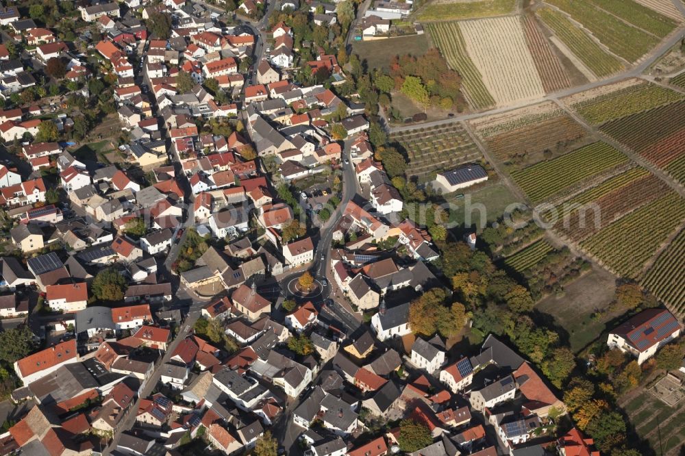 Aerial image Stadecken-Elsheim - Village view in the district Elsheim in Stadecken-Elsheim in the state Rhineland-Palatinate, Germany