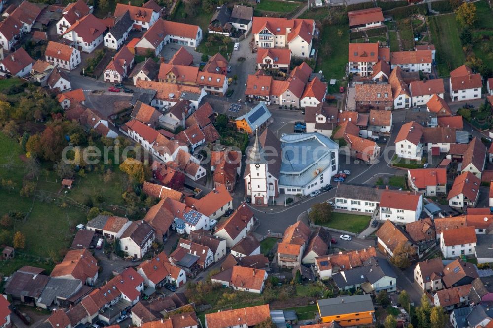 Aerial photograph Gossersweiler-Stein - Village view in the district Gossersweiler in Gossersweiler-Stein in the state Rhineland-Palatinate, Germany