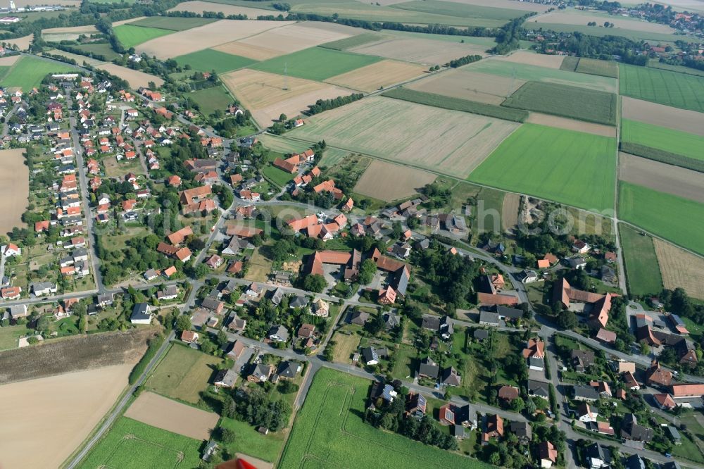 Pohle from above - Village view of Pohle in the state Lower Saxony