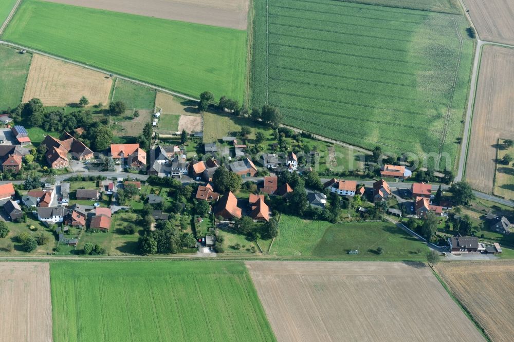 Pohle from above - Village view of Pohle in the state Lower Saxony