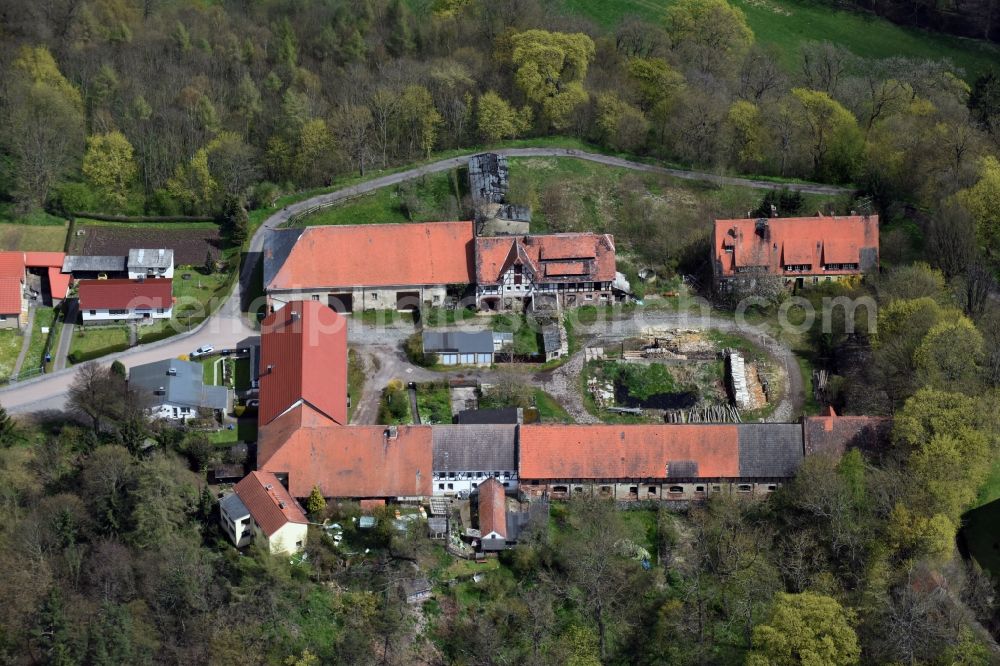 Aerial photograph Rammelburg - Village view of Rammelburg in the state Saxony-Anhalt