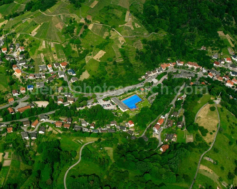 Aerial photograph Bühlertal - Village - view on the edge of forested areas in Bühlertal in the state Baden-Wuerttemberg, Germany