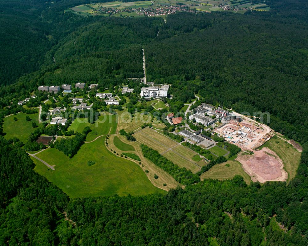 Aerial photograph Hirsau - Village - view on the edge of forested areas in Hirsau in the state Baden-Wuerttemberg, Germany