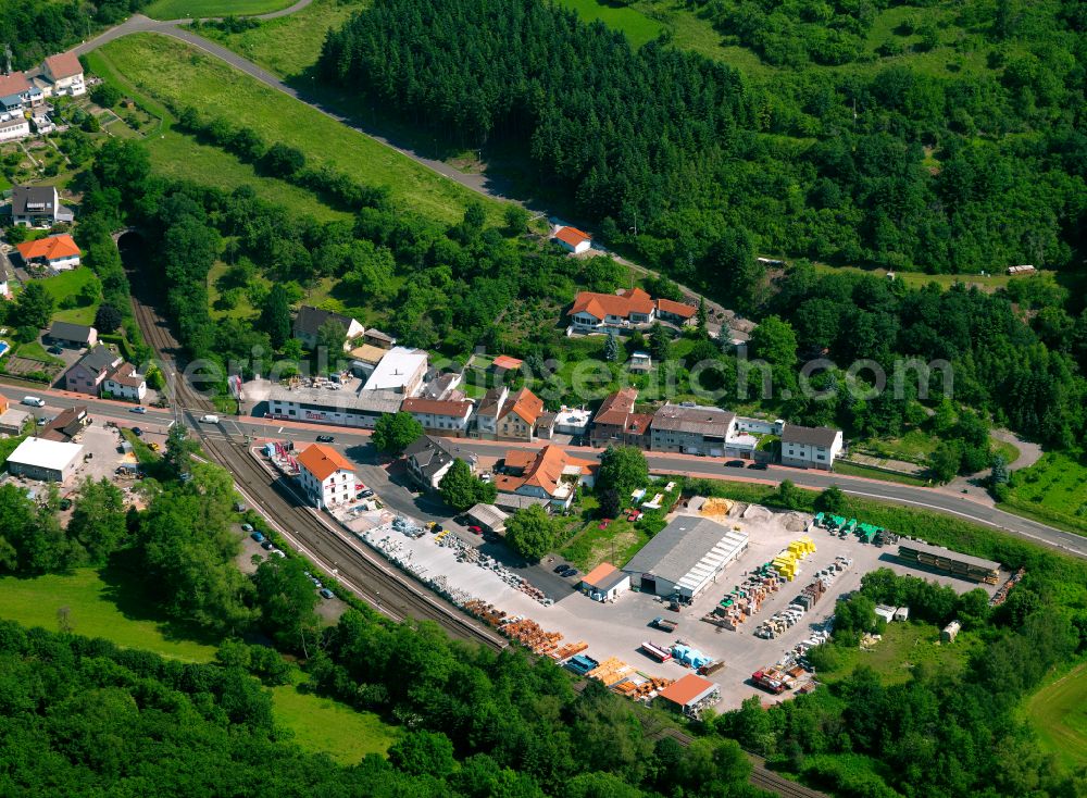 Aerial image Imsweiler - Village - view on the edge of forested areas in Imsweiler in the state Rhineland-Palatinate, Germany