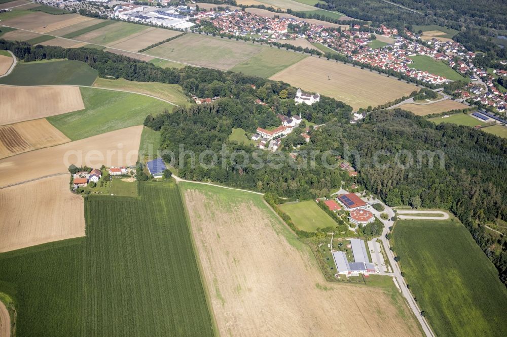 Aerial photograph Kronwinkl - Village - view on the edge of forested areas in Kronwinkl in the state Bavaria, Germany