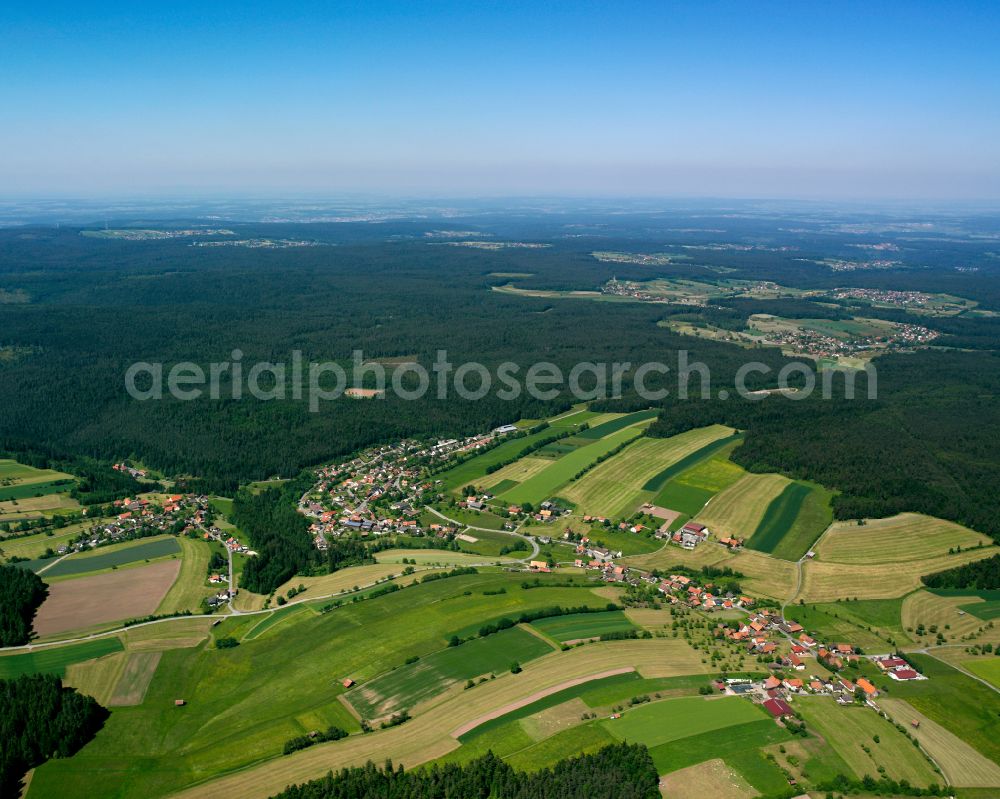 Aerial image Würzbach - Village - view on the edge of forested areas in Würzbach in the state Baden-Wuerttemberg, Germany