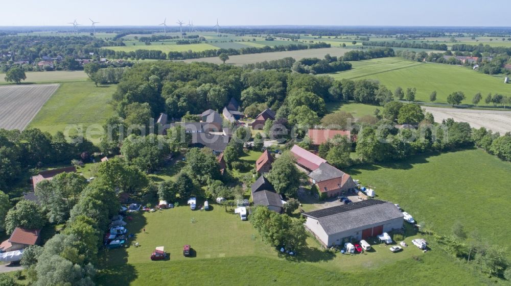 Aerial photograph Reddebeitz - Village view in Reddebeitz in the state Lower Saxony, Germany