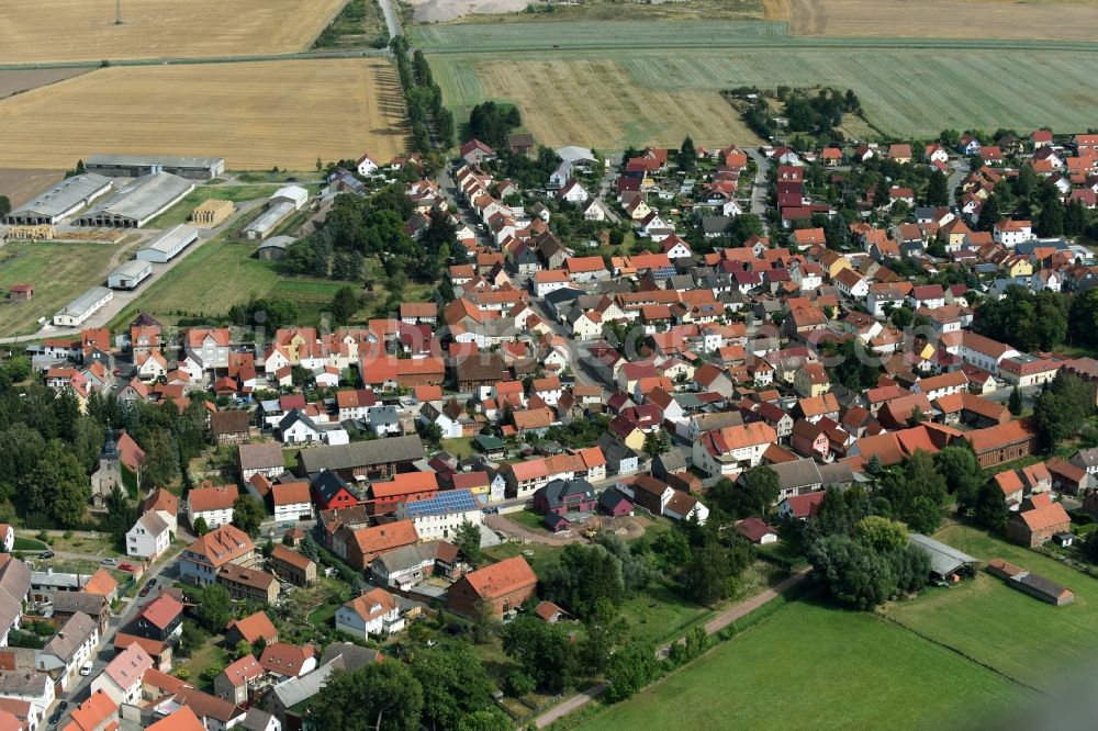 Aerial photograph Remstädt - View of the village of Remstaedt in the state of Thuringia