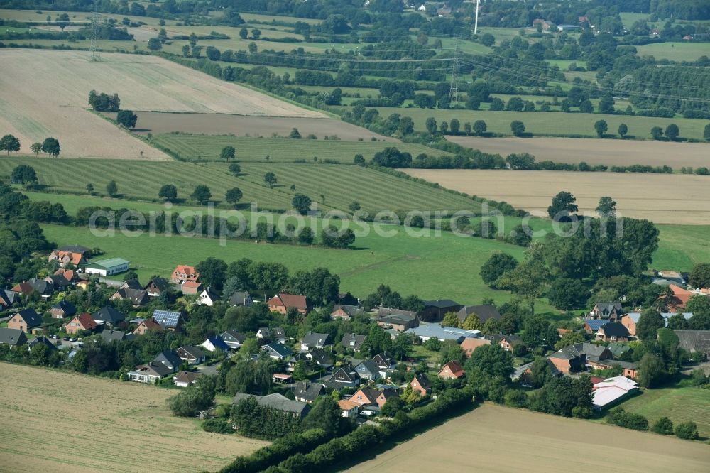 Aerial photograph Sahms - Village view of Sahms in the state Schleswig-Holstein