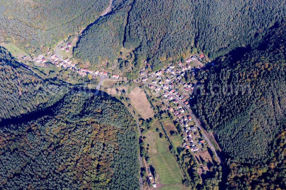 Aerial photograph Salzwoog - Village view in Salzwoog in the state Rhineland-Palatinate, Germany